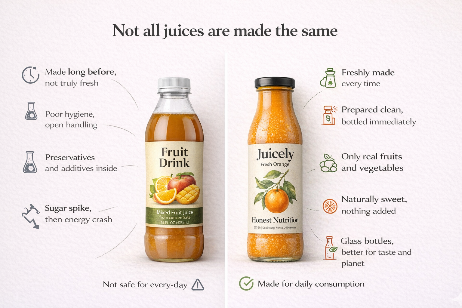 Cold Pressed Juice vs Regular Juice — The Real Difference and Why It Matters in Noida and Greater Noida
