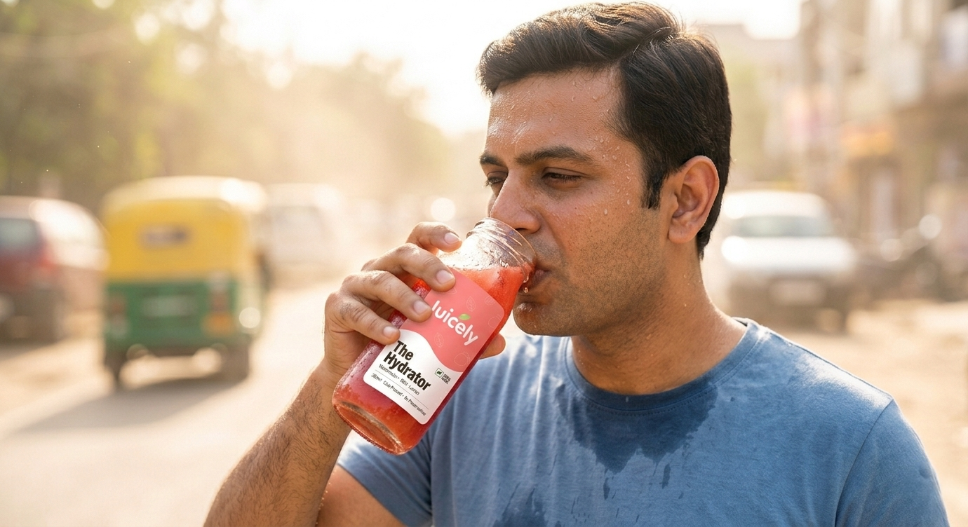 cold press juice for summer hydration noida
